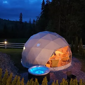 Luxusní stan Mountain Glamp & Jacuzzi, Zakopane